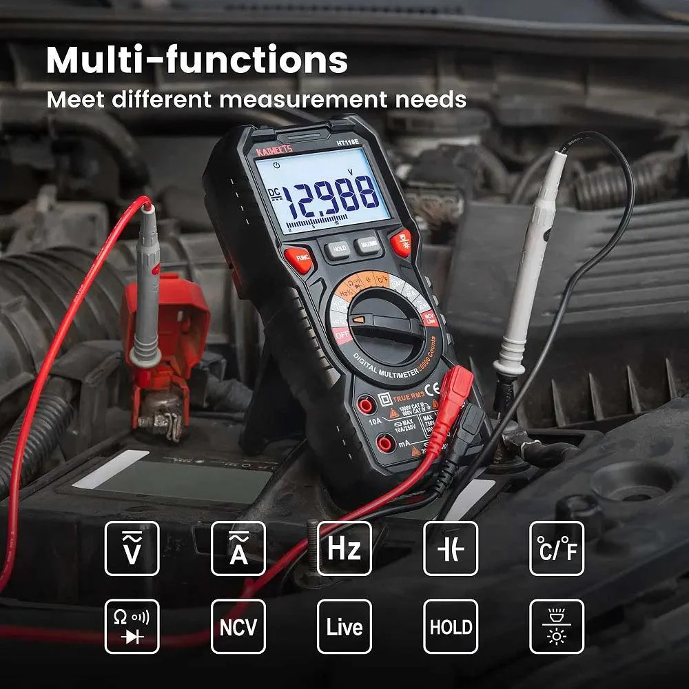 KAiWEETS HT118E Digital Multimeter - Garage Lube