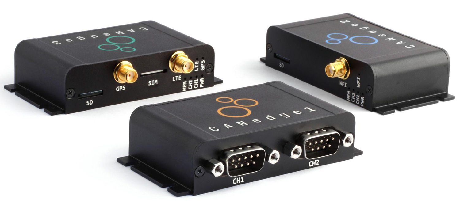 CANedge Professional Dual CAN and LIN Data Loggers