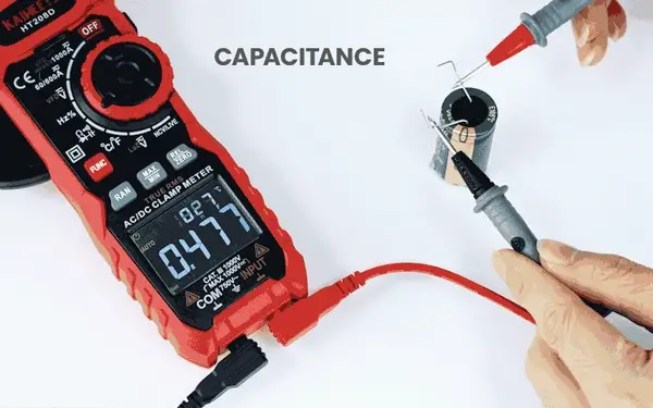 KAiWEETS HT208D Clamp Meter Resistance, Capacitance, Diode KAiWEETS HT208D Clamp Meter Resistance, Capacitance, Diode