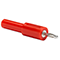 PICO-TA307 Shrouded 4mm to 2mm Jack Adaptor (Red)