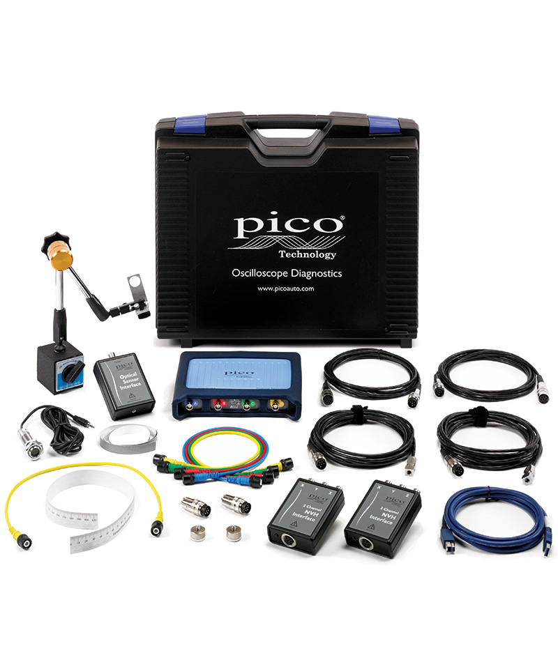 The PicoScope NVH Essentials Standard Kit with Optical Sensor