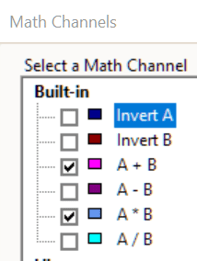 Maths Channel A plus and minus B