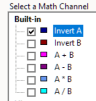 Maths Channel Invert A